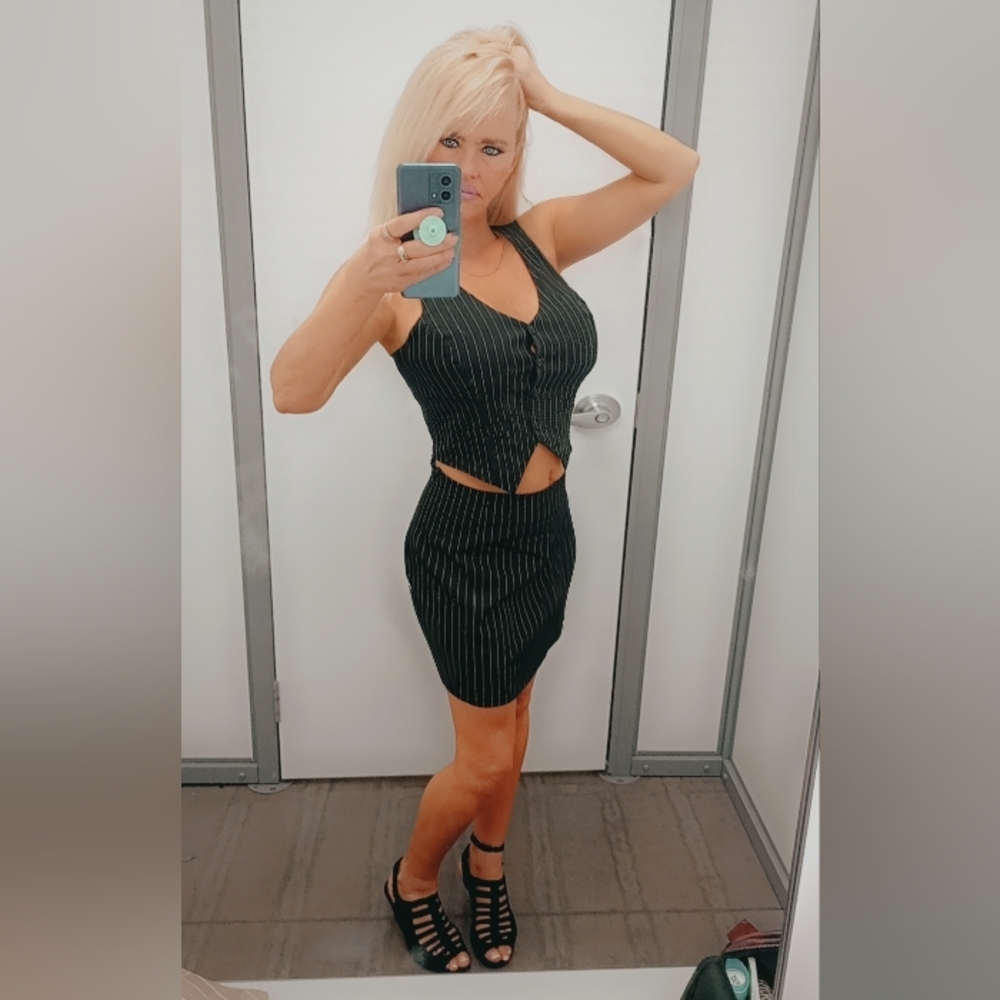 Vest and skirt